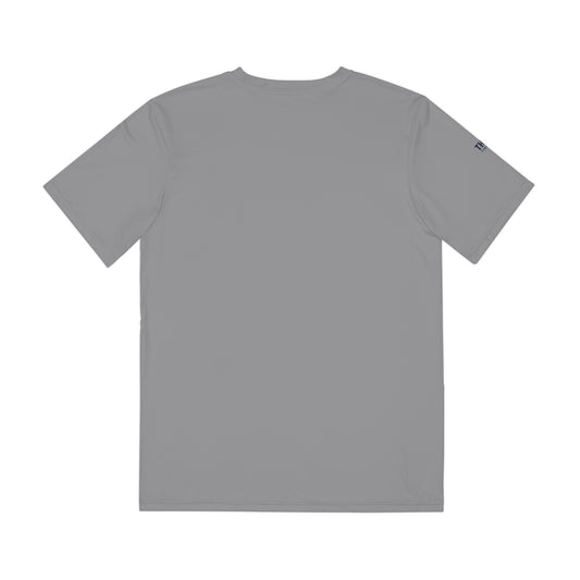 Men's Gray THEN Fight Co Tee, Performance, Workout, Running, Gym, Workout, Breathable