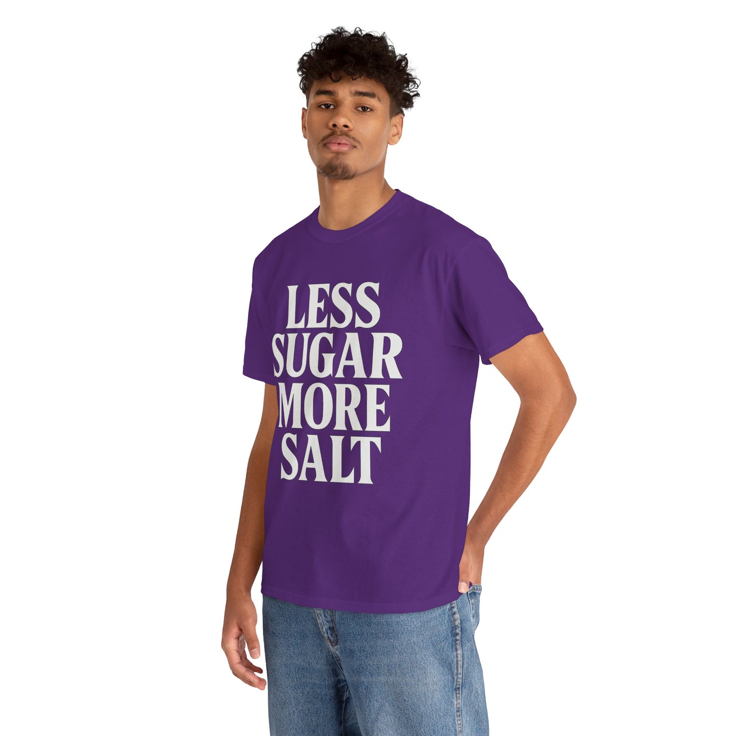 Less sugar more salt
