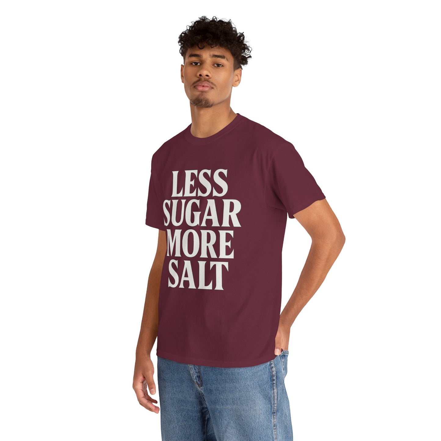 Less sugar more salt