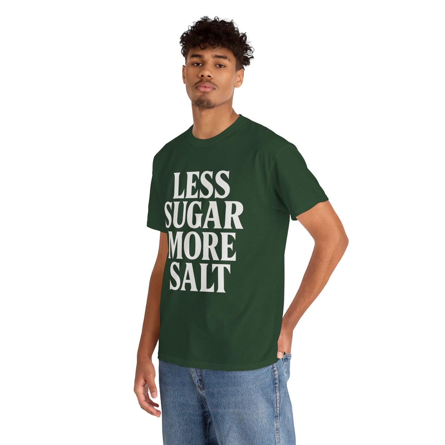 Less sugar more salt
