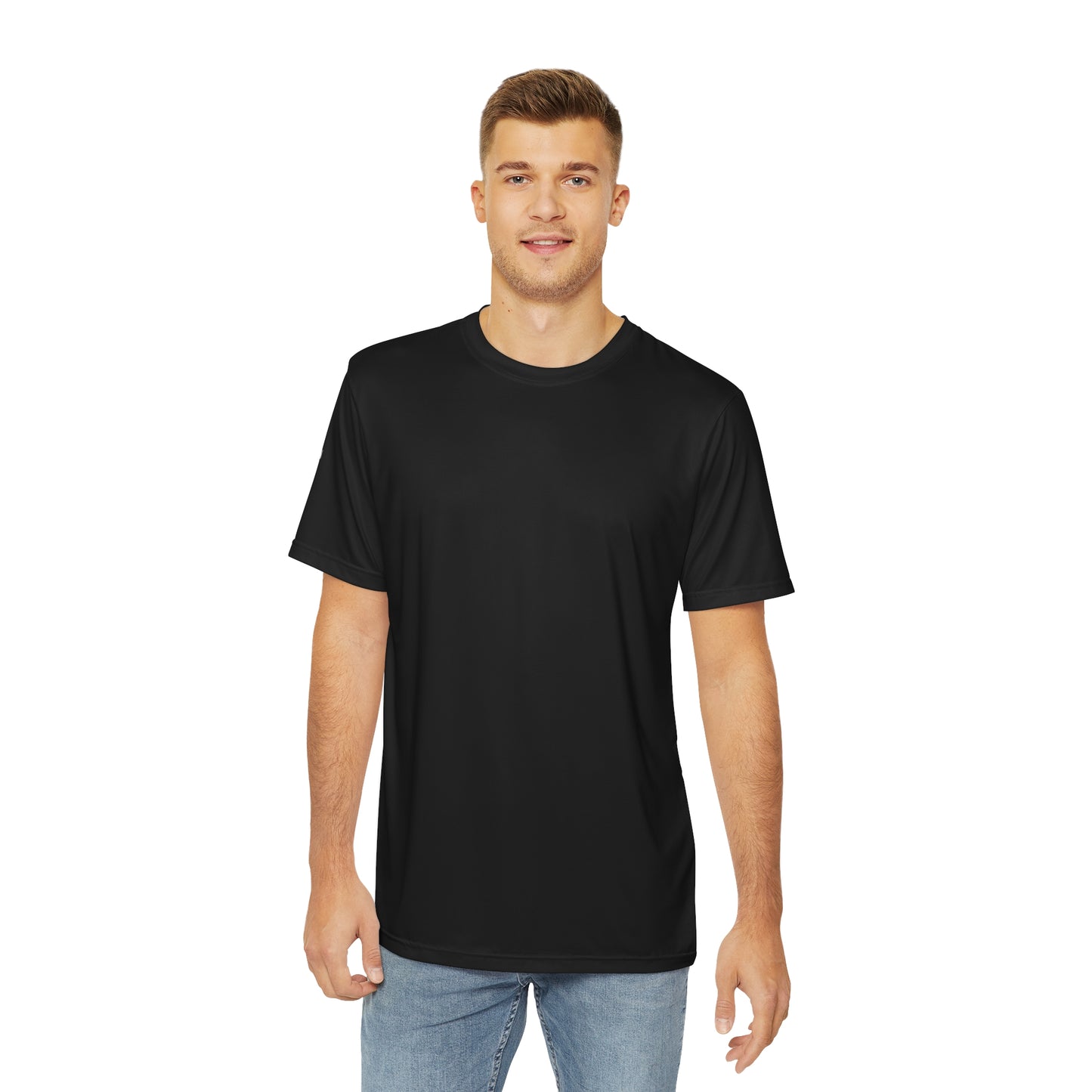 Men's Black THEN Fight Co. Tee, Performance, Workout, Running, Gym, Workout, Breathable