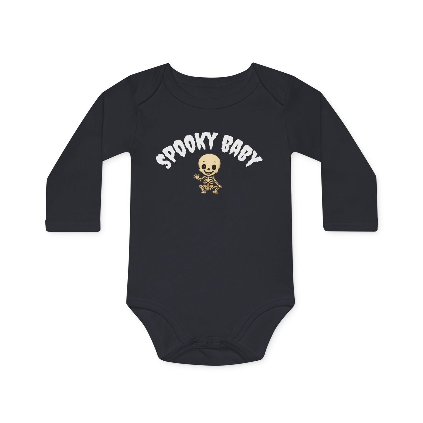 Spooky baby organic onesie